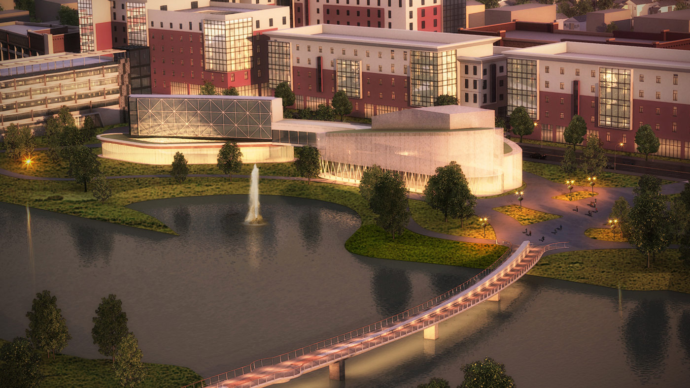 Cordogan, Clark & Associates Master Planning Aurora Riverfront